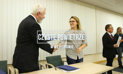 Podpisanie umów w ramach programu &quot;Czyste powietrze&quot;