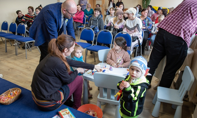 Spotkanie z uchodźcami wojennymi z Ukrainy