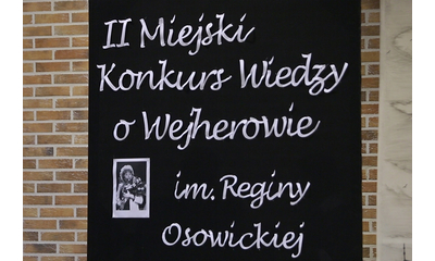 II Miejski Konkurs Wiedzy o Wejherowie