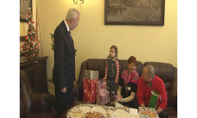 Prezydent spełnił świąteczne marzenie 3-letniej Majki