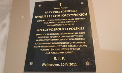 Msza pamięci ofiar katastrofy Smoleńskiej.