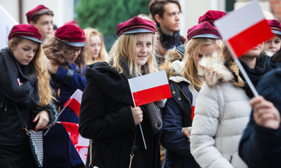 Biało-czerwona parada niepodległościowa  - 11.11.2015