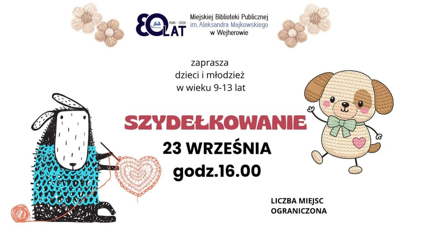 Szydełkowanie - warsztaty w Miejskiej Bibliotece Publicznej