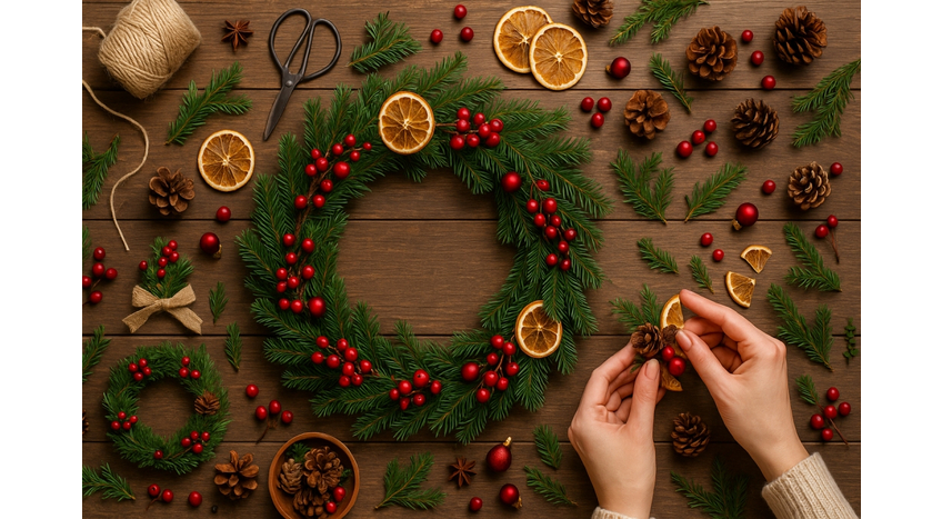 Warsztaty tworzenia stroików i dekoracji świątecznych