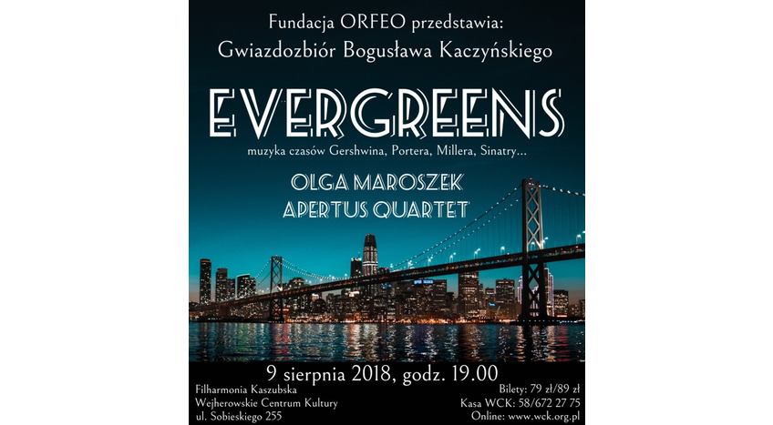 EVERGREENS (Olga Maroszek i Apertus Quartet) / wynajem sali