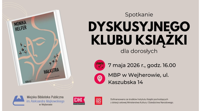 Spotkanie dyskusyjnego klubu książki dla dorosłych