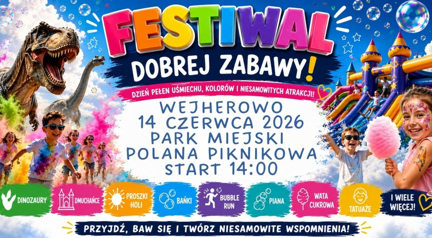 Atrakcje w Parku Miejskim - Festiwal Dobrej Zabawy