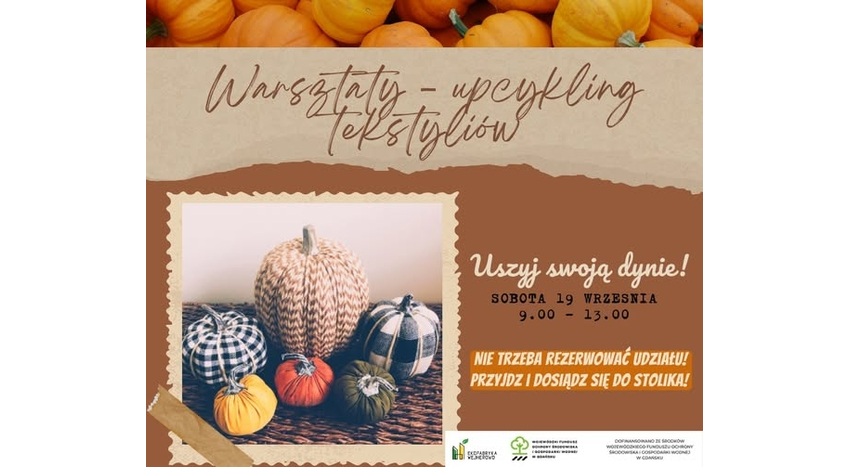 Uszyj z nami jesienną dynię!