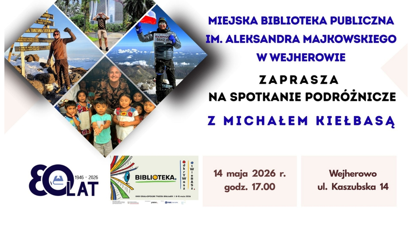 Spotkanie podróżnicze z Michałem Kiełbasą