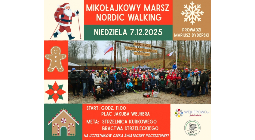 Mikołajkowy Marsz Nordic Walking