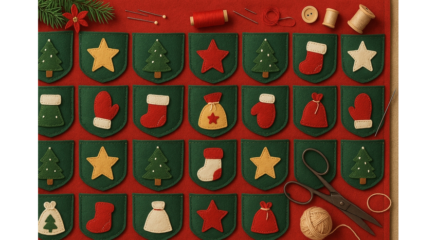 Świąteczne warsztaty szycia kalendarzy adwentowych